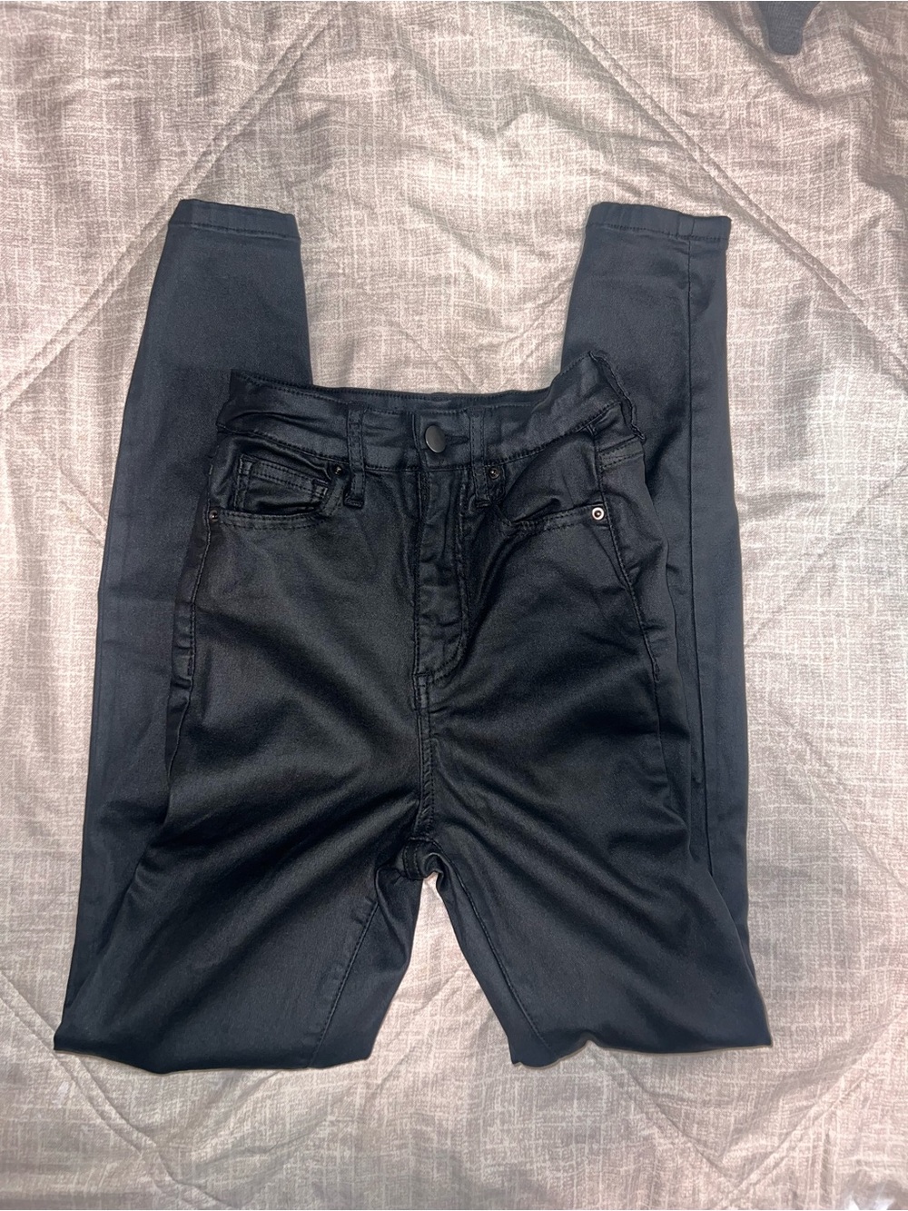 12th Tribe Black High-Rise Skinny Jeans